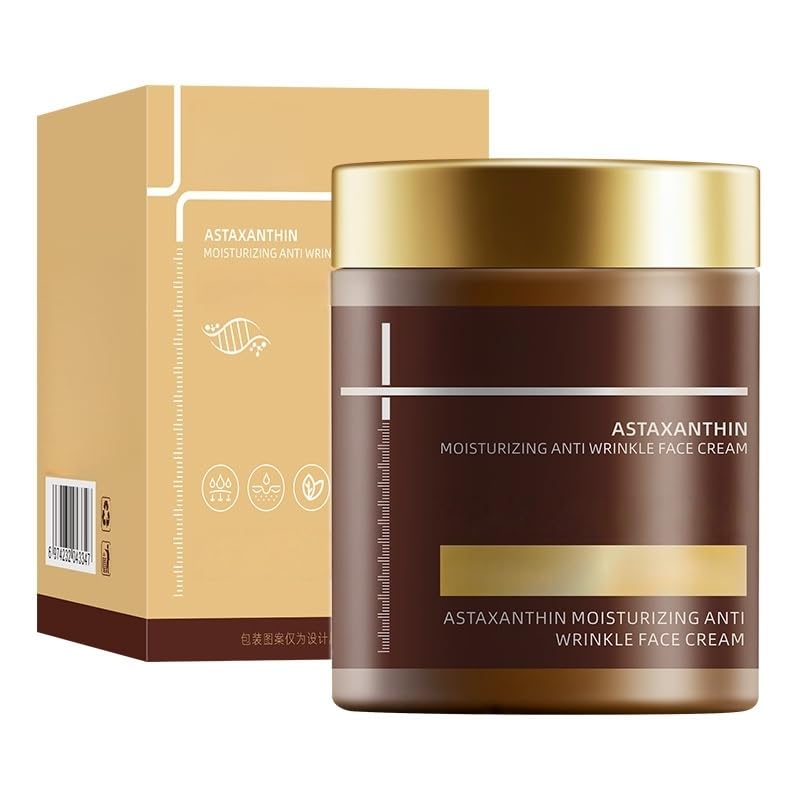 Crema facial antiarrugas y antiedad con astaxantina y vitamina C de doble acción. Crema hidratante con astaxantina, apta para todo tipo de piel.