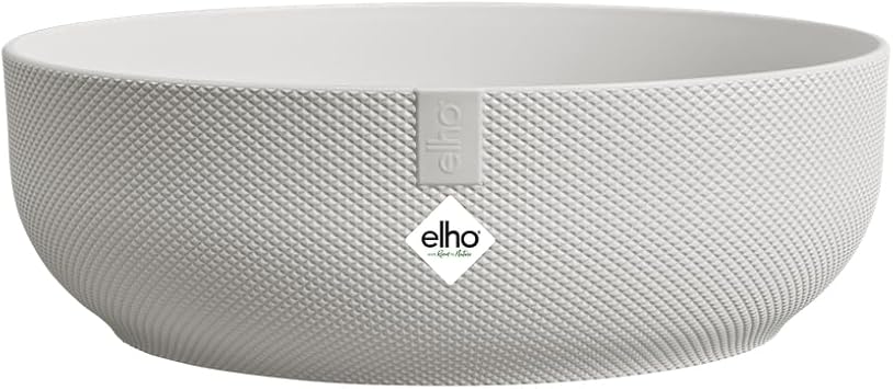 elho jazz bowl 28cm flower pot - Silky White