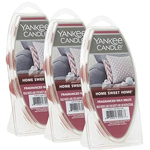 Yankee Candle Home Sweet Home Wax Melts, 3 Packs of 6 (18 Total)