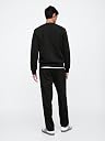 GAP Men Printed Standard Fit Ankle Length Trackpants,Black,XL gallery image