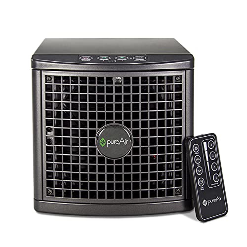 Greentech Environmental pureAir 1500 - Portable Air Purifier and Air Cleaner, Air Purifiers for Home, Office, and Bedroom, For Spaces Up to 1500 Square Feet, Neutralizes Tough Odors, Easy Set Up