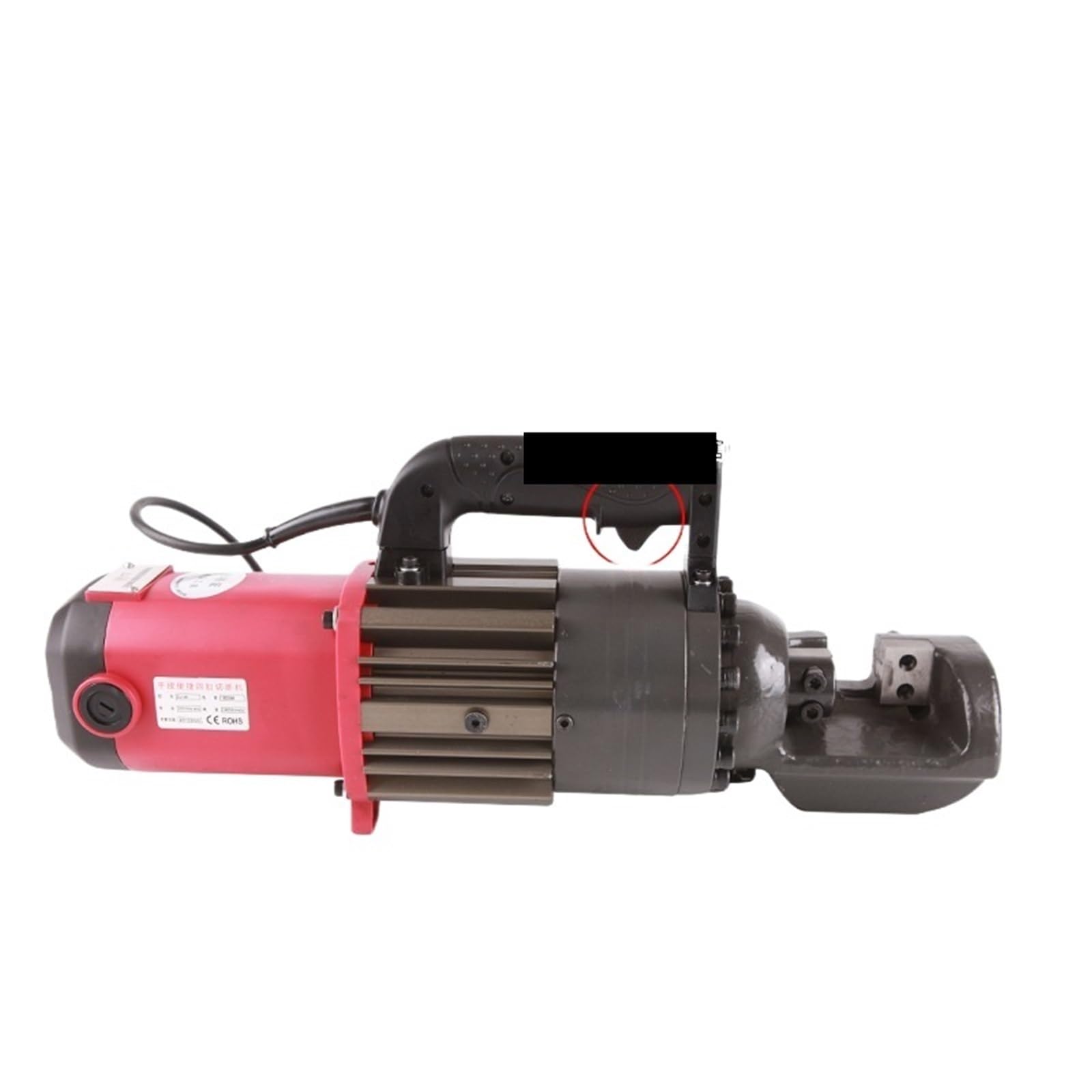 Ręczna hydrauliczna przecinarka do prętów zbrojeniowych, nożyce o czterech cylindrach, przenośna maszyna cięcia GQ-20/22/25(GQ-20T)