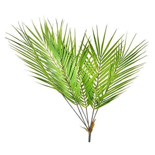 RCIDOS Top Aesthetics Palmera Artificial Grande y RARA, Plantas Tropicales Verdes, árbol Falso de plástico for Interiores, decoración de Navidad for Hotel y hogar (Color : 75cm 6Leaves)