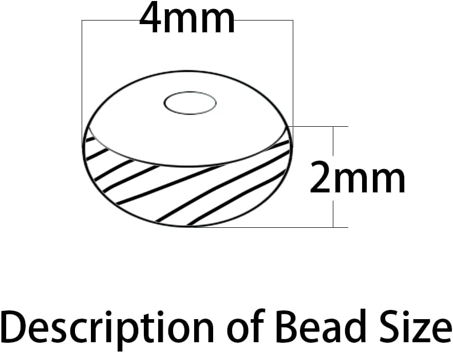 2x4MM 150PCS Aquamarine Jade Tube Rondelle Abacus Disk Spacer Loose Beads for Jewelry Making - Image 5