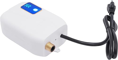 Miniatura 6 de TFCFL Calentador de agua sin tanque, calentador de agua instantáneo eléctrico portátil de 3000 W con pantalla digital, calentador de agua de 110 V