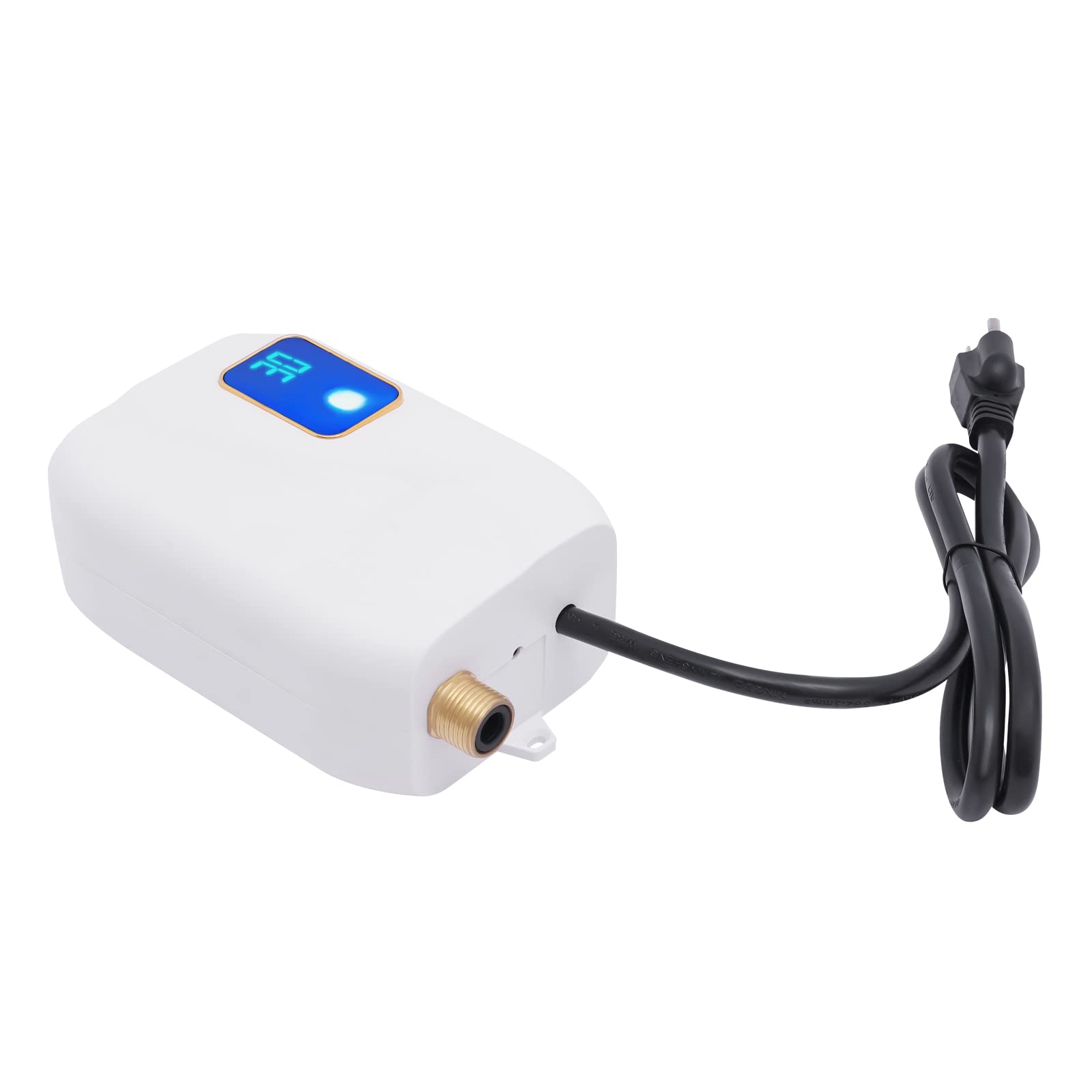 Mini Electric Tankless Water Heater,Cost-effective RV Water Heater,Instant Hot Kitchen Heater for Residential Areas, Garages, Offices, Sinks,