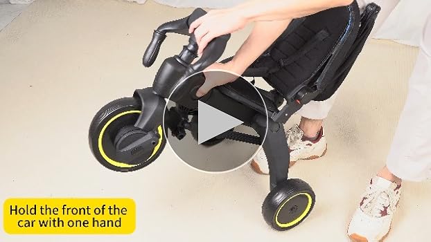 Amazon.com: 5-in-1 Compact, Foldable Tricycle - Suitable for