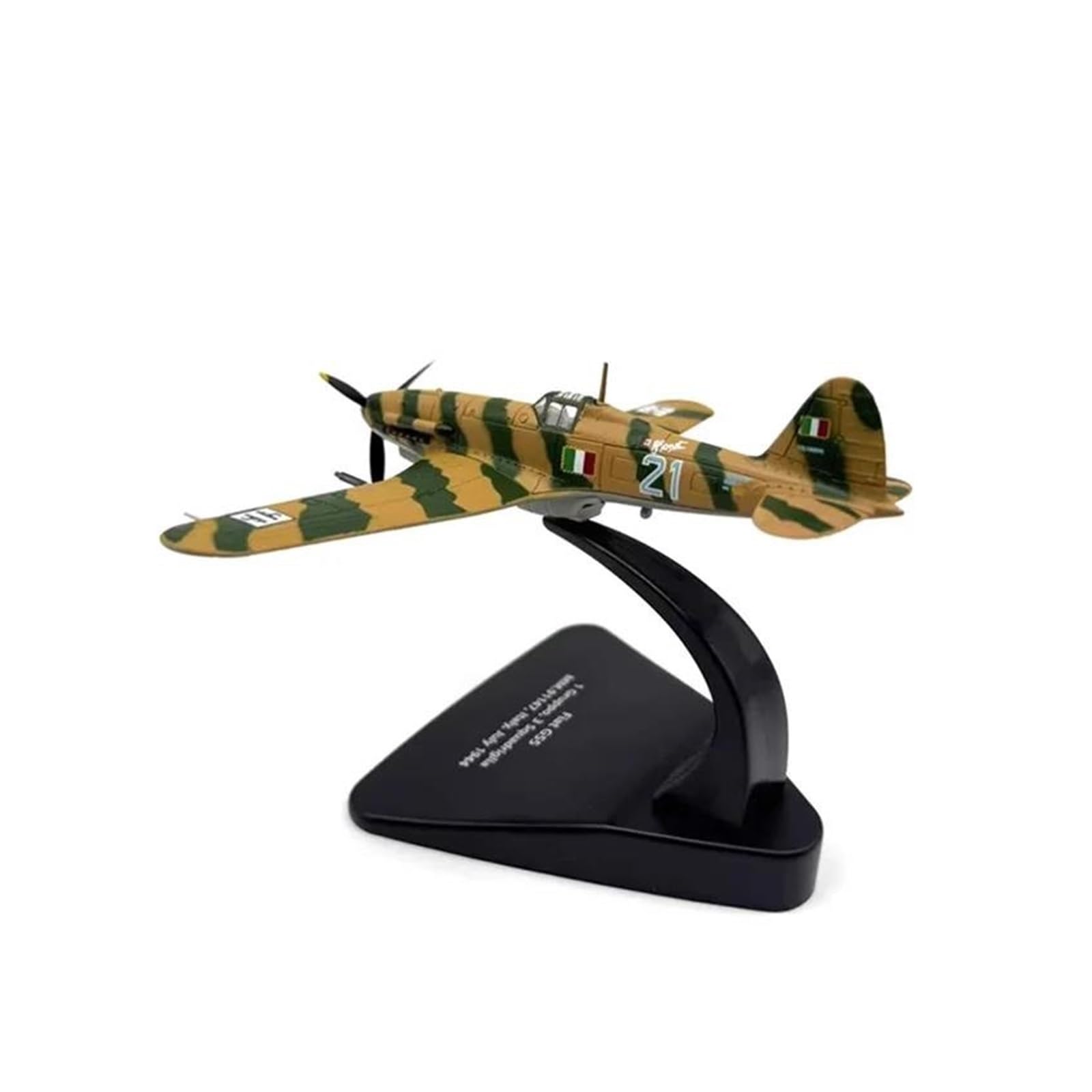 Pressofuso in Metallo per Aerei pressofusi in Scala 1:72 per Fiat G55 Fighter Lega di Aeroplano Modello Prodotto Collezione di Giocattoli Ornamento statico per Raccolta ed Esposizione