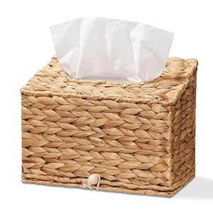 Water Hyacinth Hand Towels Box Cove...