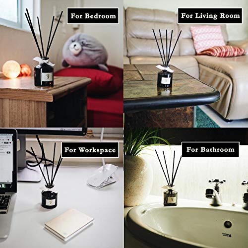 Take me to \'Hilton\' Hotel Inspired Reed Diffuser Set| Reed Diffuser Sticks with Oil 1.6oz| Scented Sticks with Notes of Tangerine, Raspberry & Cedarwood| Oil Sticks for Bathroom & Home Fragrance Gift - Thumbnail 5