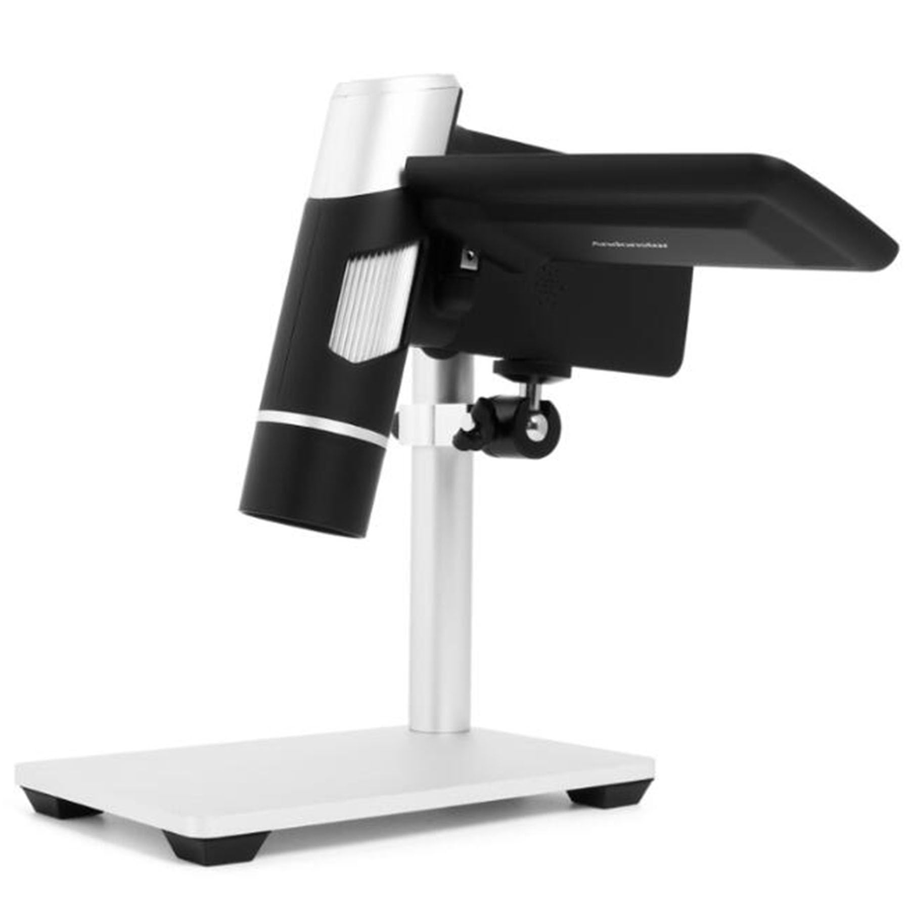 Microscopio Digital de Mano, microscopio de Bolsillo portátil con Pantalla de 4 Pulgadas para niños y Adultos, microscopio de Video electrónico Negro, microscopio de Moneda USB