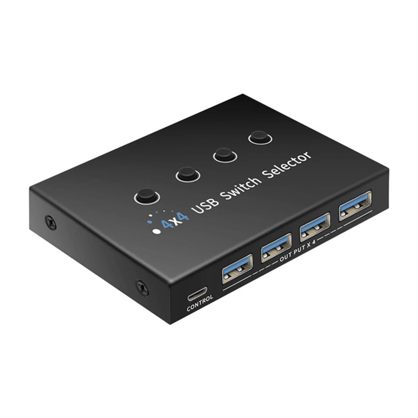 USB 3.0 Switch KM Sel*Ector 4 Computer Laptop PC Host Sharing 4 USB Devices KVM Switcher Box Share Printer Mouse Keyboard-image-19