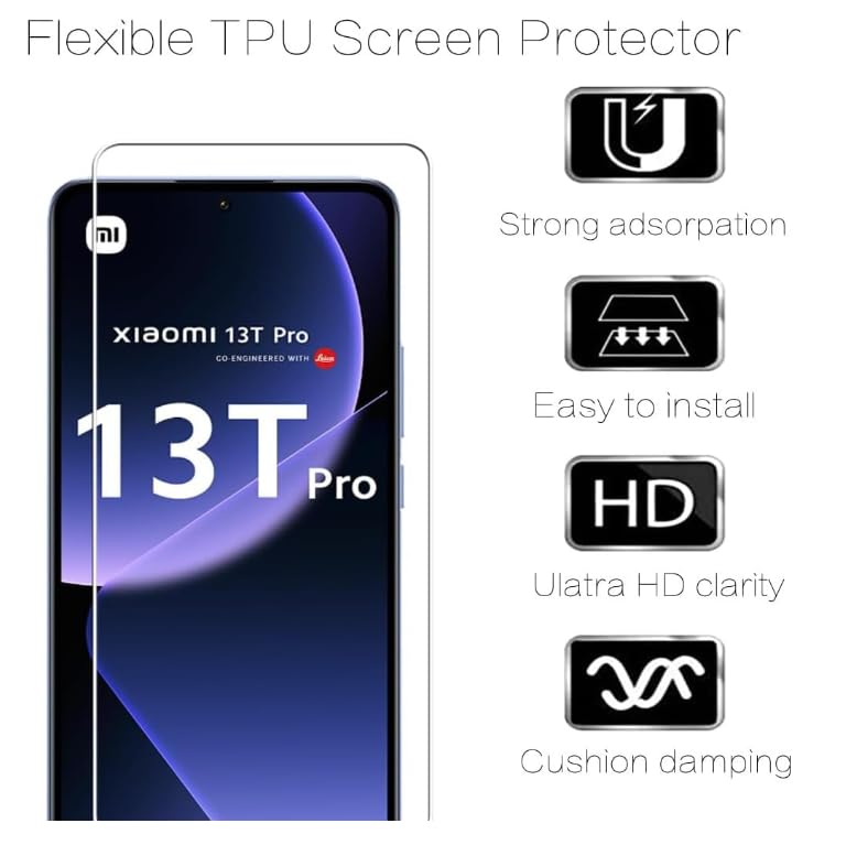 Amazon.co.jp: Xiaomi 13T/13T Pro用スクリーンプロテクター 
