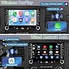 Vratzn 4Core 64GB Touch Screen Radio for Chevy Silverado 1500 GMC Sierra Acadia 2007-2013, Android Head Unit Chevy Tahoe Stereo Support CarPlay Android Auto GPS with Camera
