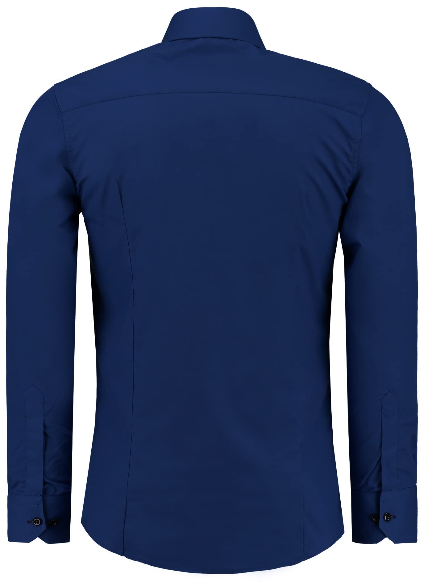 J'S FASHION Camicia da Uomo a Maniche Lunghe, Slim Fit, Facile da Stirare, Taglie UE: dalla S alla 6XL