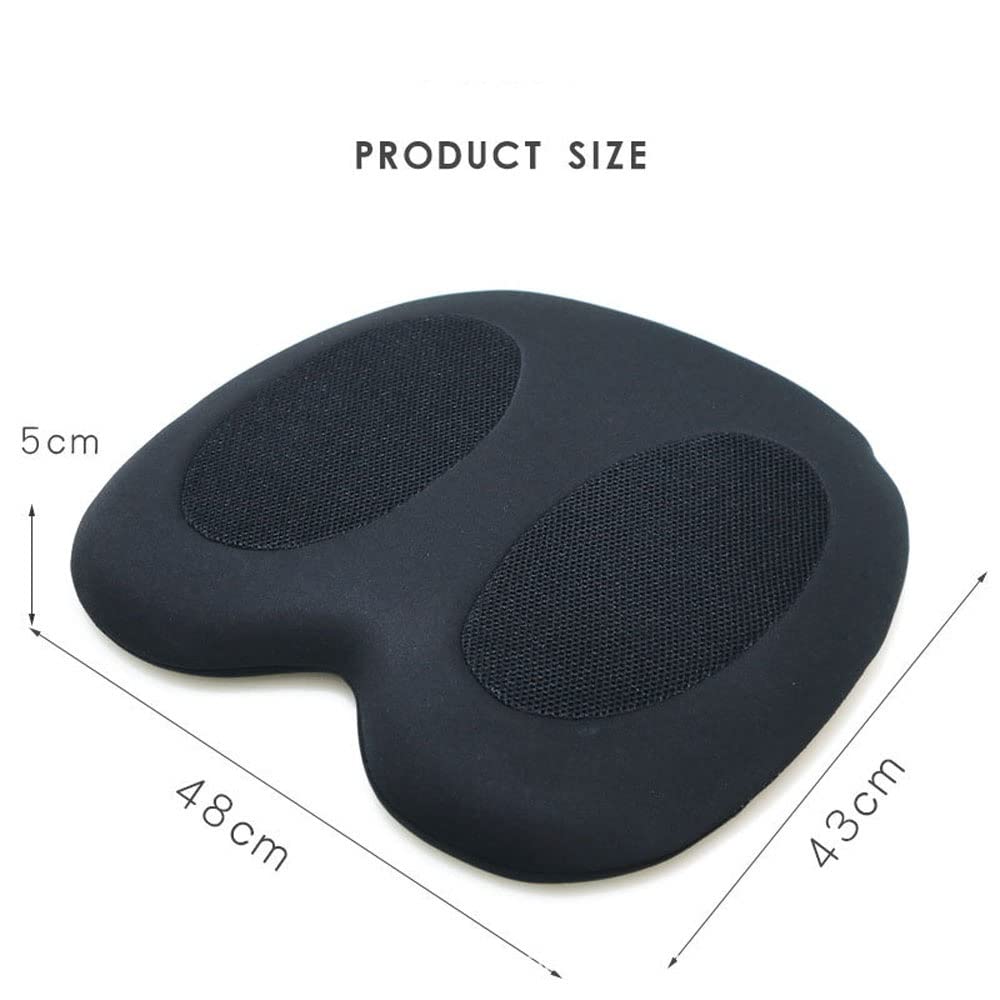 Cojín del asiento de espuma de memoria de gel: almohada de silla for la almohadilla de silla ortopédica de la ciática, la espalda y el tosco de la espalda for el dolor for soporte en la silla de