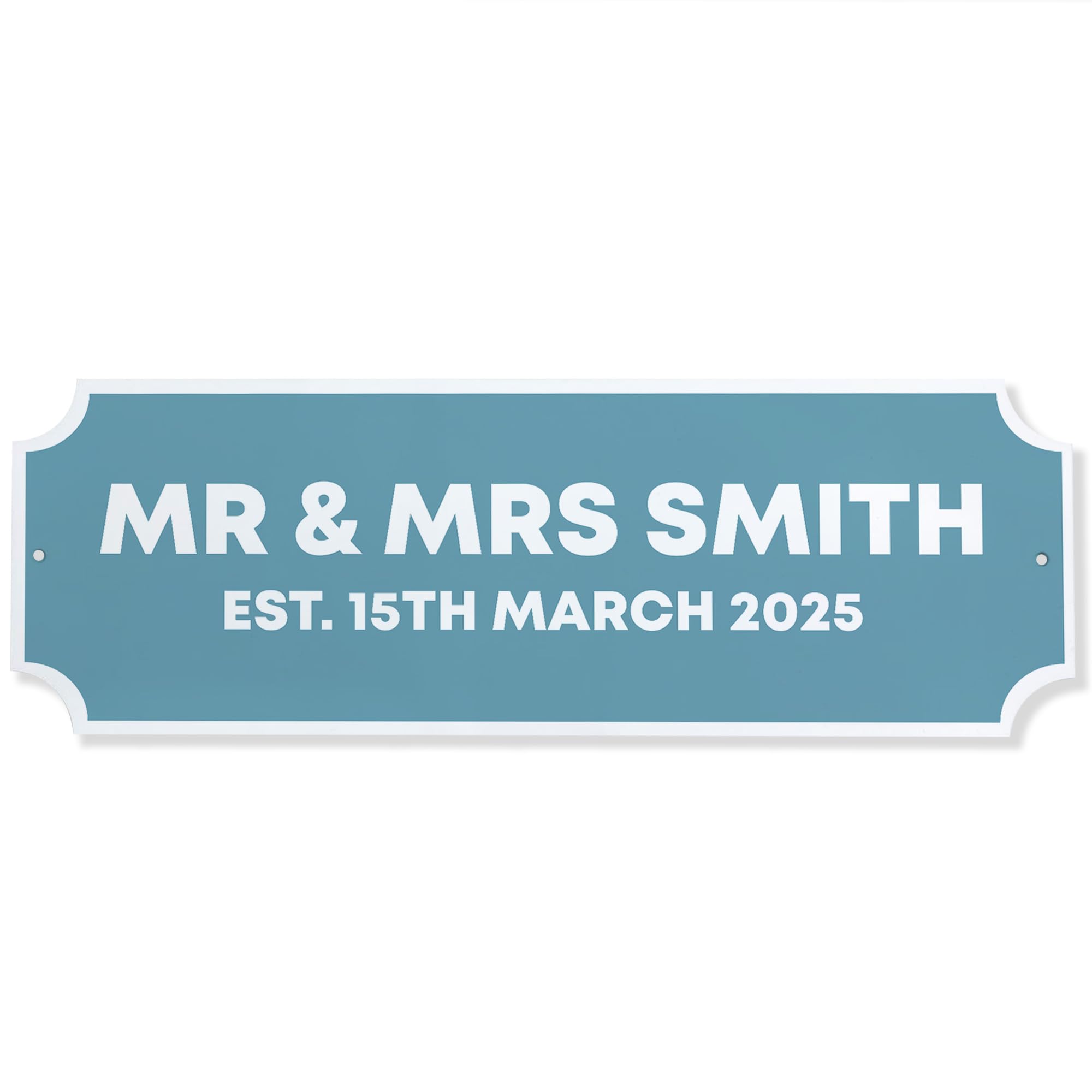 Red Ocean Personalised Street Sign Mr And Mrs Decoration Wedding Gift Hanging Surname Sign Gift For Husband Wife Mr And Mrs Wedding Kitchen Plaque Marriage Keepsake