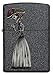 Zippo Skeleton Flowers Iron Stone Gift Set Pocket Lighters, One Size (ZO28987)