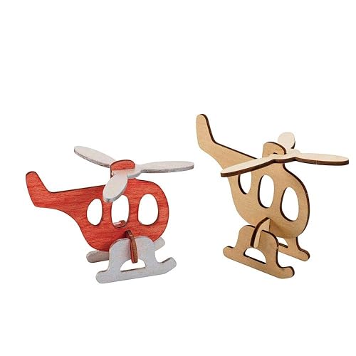 Colorations Rompecabezas de vehículos de madera 3D para niños, construye y decora tu propio vehículo, el kit de manualidades viene con pintura de