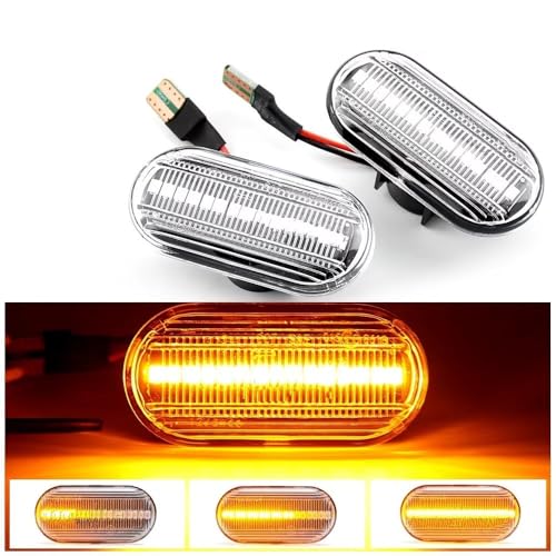 Clignotants dynamiques LED blancs pour Dacia Duster Lodgy Dokker