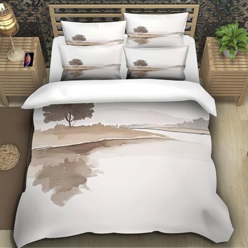Housse de couette effet 3D en microfibre résistante de qualité - 5
