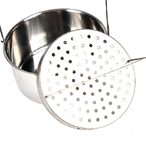 Image of Stainless Steel Paint Brush Washer Cleaner Cleaning Pot Oil Painting Washing Bucket Wash Pen Holder Art Supplies Tool