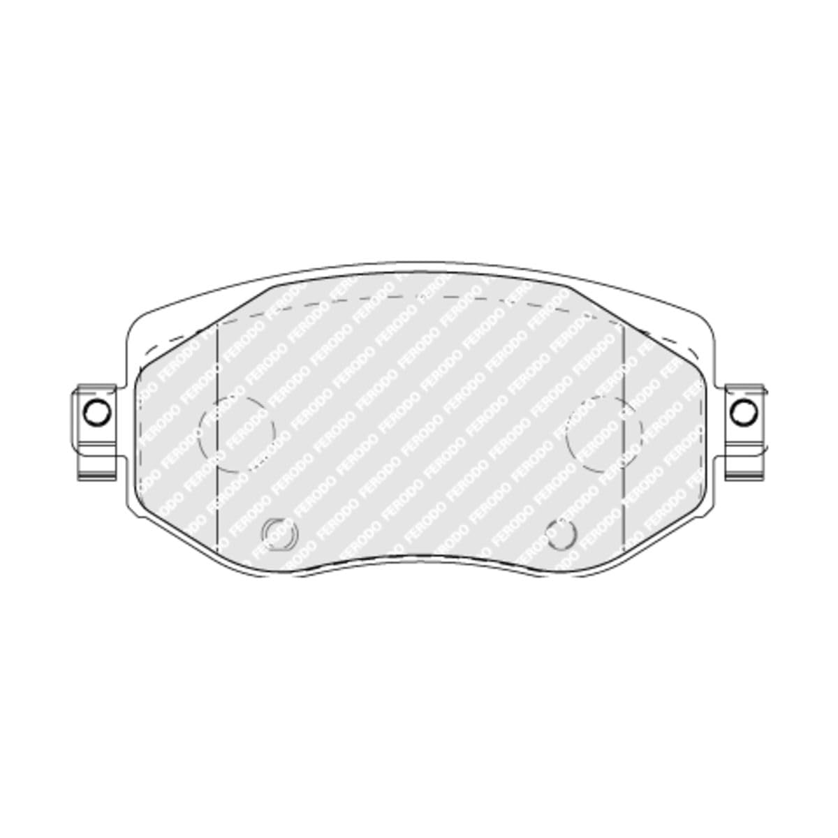 FERODO Kit pastiglie freni Anteriore con segnalatore acustico usura con accessori FDB5104 Compatibilità con RENAULT Megane IV Hatchback B9A/M/N Megane IV Grandtour K9A/M/N Megane IV Sedan