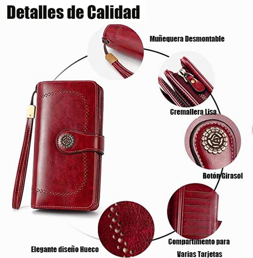 Recopilación y reviews de Cartera cuero mujer para comprar online. 3 Imagen adicional