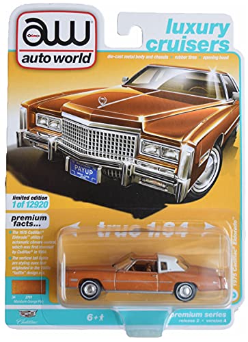 Auto-World 1975 Cadillac Eldorado, Luxury Cruisers miniatura 1
