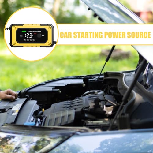 Arrancador de batería para coche 12V y caja de arranque para vehículos con pantalla LCD moto 2
