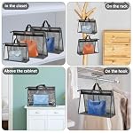 15 Pcs Dust Bags for Handbags, Purse Protector Storage Bag, Gray - Image 6