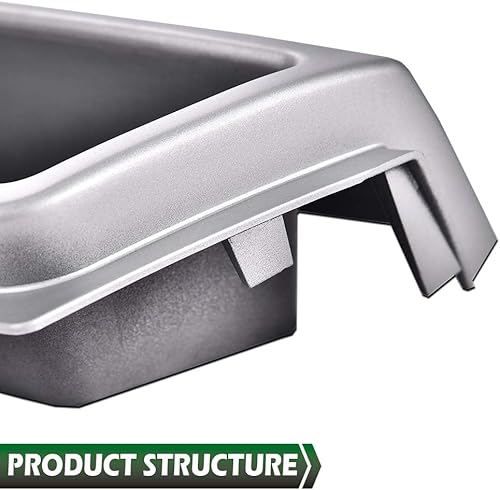 Miniatura 8 de GRAND ORANGE Conducto de aire de pinza de parachoques delantero compatible con Chevy Silverado 1500 SS-Style 2003 2004 2005 2006 2007 cubierta de