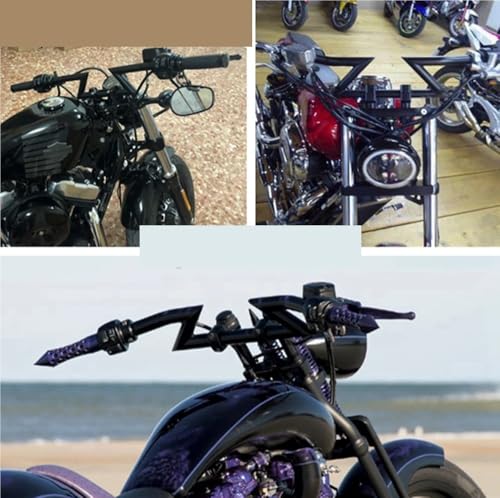 Guidon Moto en Z 1 Pouce avec Barre d'Équilibre Universelle - 7
