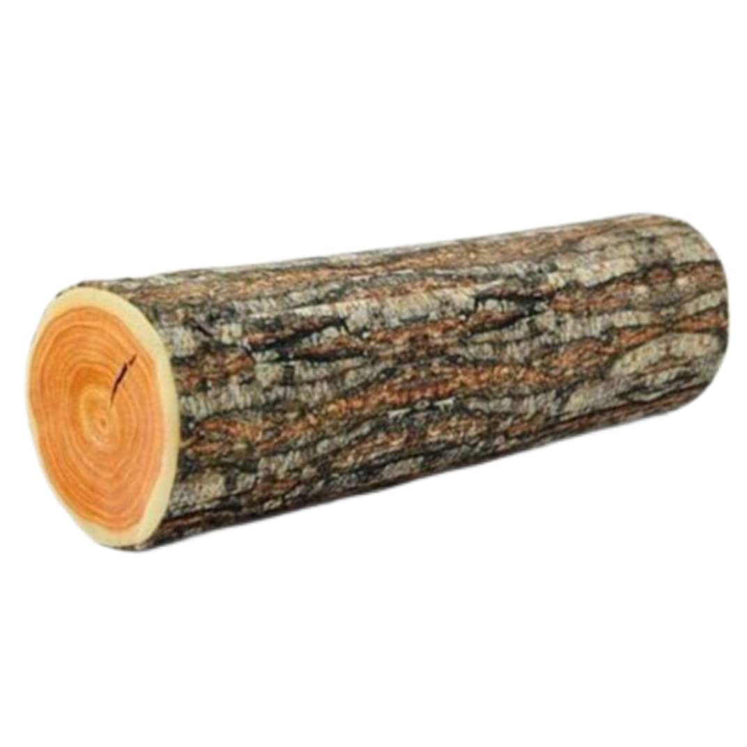 Log Cushion, 43cm Lifelike Stump Shaped Throw Pilow, Soft Hugging Pillows, Sofa Decorative Cushions Decoration for Home Bed Car
