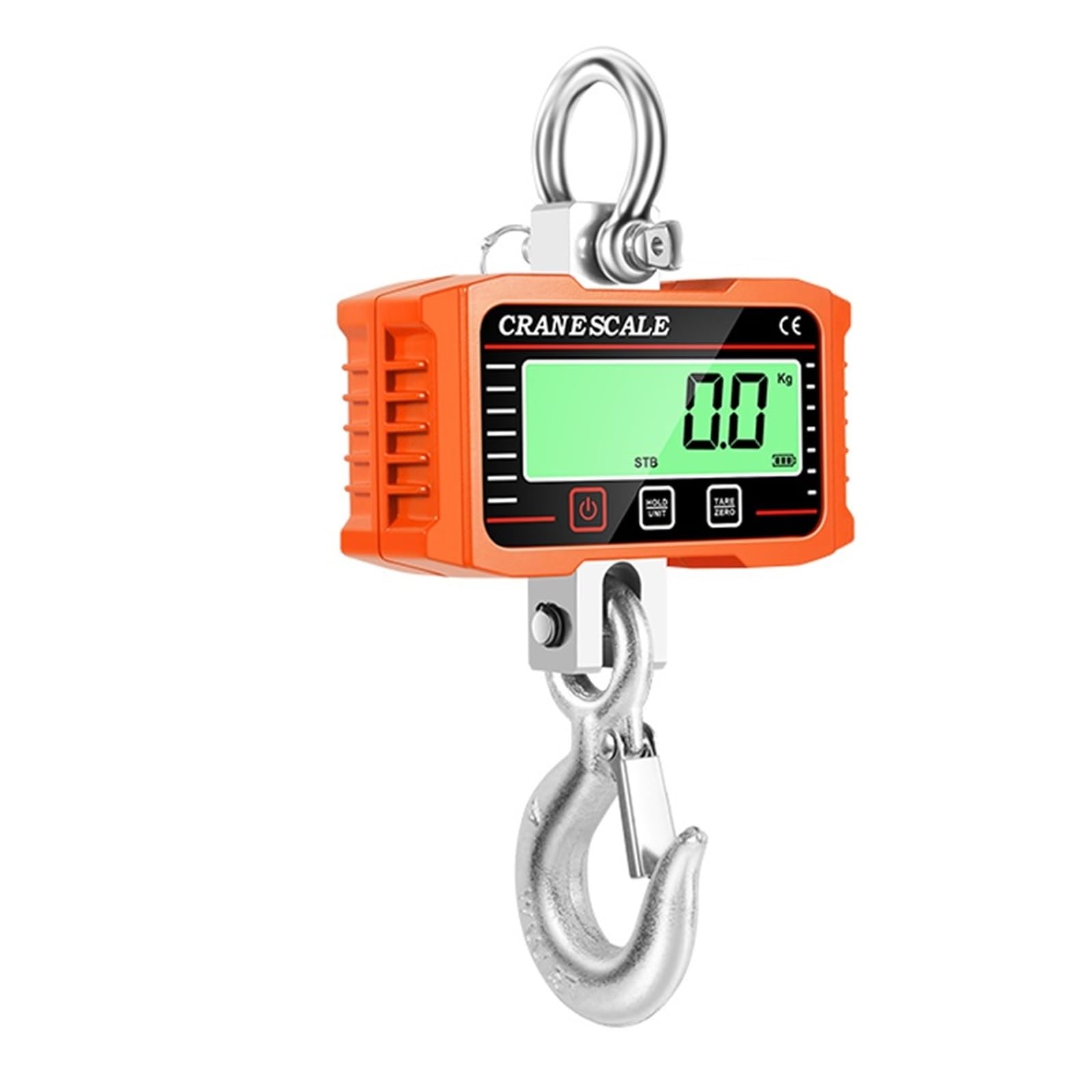 Bilancia digitale sospesa da 1500 kg/2000 kg, gru portatile for impieghi gravosi, gancio industriale con retroilluminazione LCD, bilance con telecomando Funzione potente(1500KG)