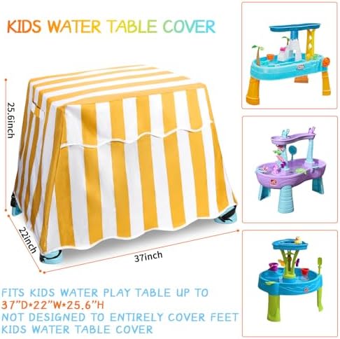 NOVWANG Kids Water Table Cover Fit Step2 Rain Showers Splash Pond