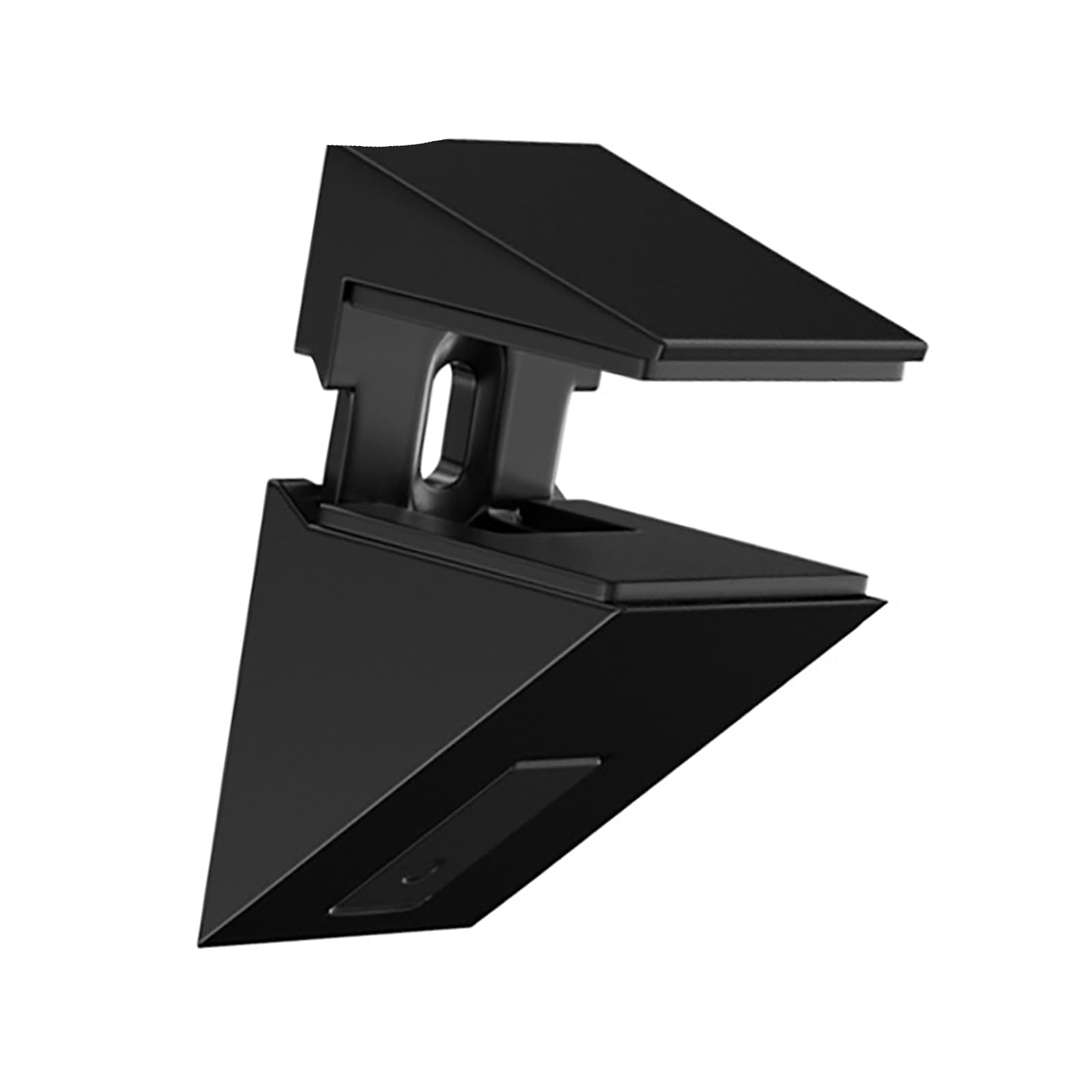 Tsophreniq Black Glass And Wood Shelf Clamps Adjustable Wall Brackets Holders For Home Renovations And Interior Projects Adjustable Clamp Holders