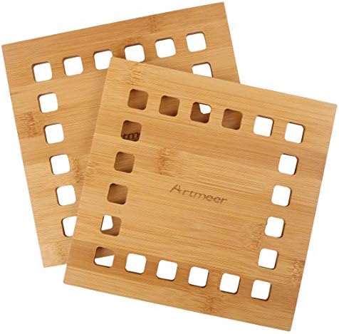 Trivet Mat Hot Pad Pot Holders,Spoon Rest Coasters in Kitchen Tool Protect Tabletops & Counters Set of 2