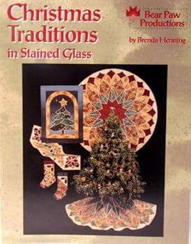 Paperback Christmas Traditions in Stained Glass Book
