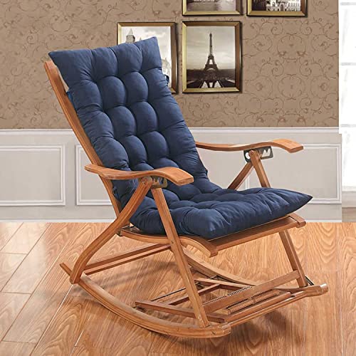 Coussin de chaise à bascule pour soulager le dos - Matelas épais 48x120 cm pour fauteuil rotin