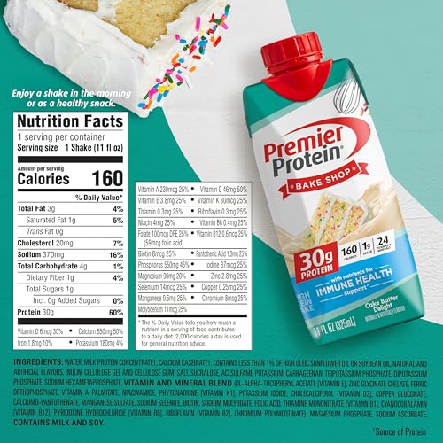 Premier Protein Shake Cake Batter 4-Pack