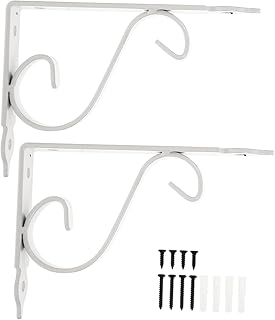 OSALADI 2 Sets Pallet Bracket Wall Mounted Holder Black Shelves Black Metal Shelves Corner Shelf Support Brackets Shelf Bracket Floating Folding Brackets Wall Mounted Bracket Thicken Iron