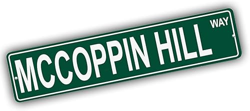 Vista 608 de Ohio Mountains Pick Your Mountain Compatible/repuesto para Ballards Hill United States Mountain Aluminio Metal Tin Street Sign Style decoración