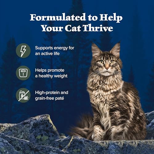 Blue Buffalo Wilderness Adult Wet Cat Food, Natural High-Protein and Grain-Free Recipe, Duck Paté Recipe, 3oz Cans, 4Pack Trial Size - image 4