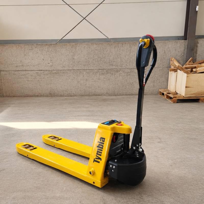 Transpaleta Eléctrica de Litio, 2000 kg, 48V/10Ah, Metal, 550x1150 mm