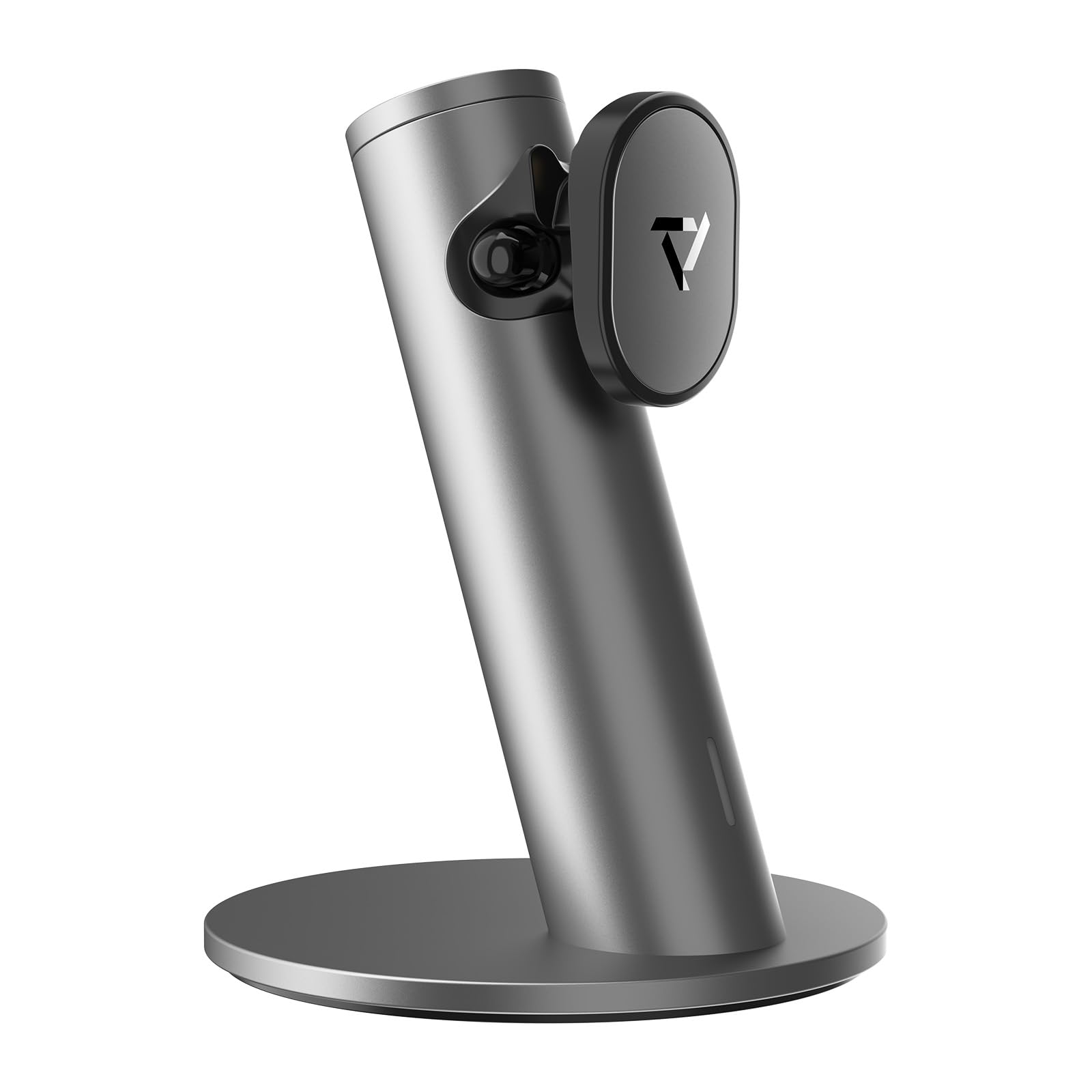 PRISMXR Estación de Carga Compatible con Ray-Ban Meta (Gen 1 y 2) Gafas Inteligentes, Base de Carga de Aluminio para Wayfarer/Headliner/Skylar, compacta y portátil para Viajes, Gris- Carina S1