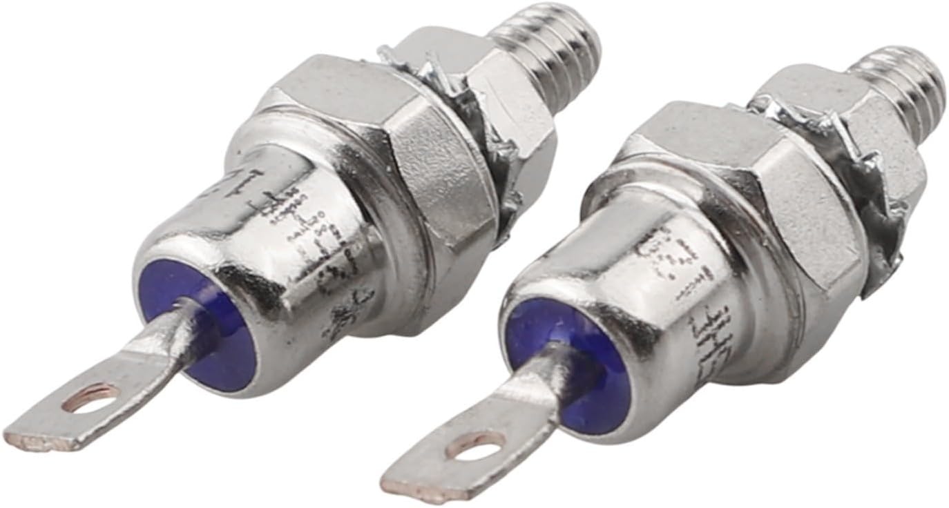 2-Pack 85A/40A/25A 1200V Stud Mount Rectifier Diodes, Positive Cathode and Negative Anode, for Battery Chargers, Converters, Power Supplies, and Motor (25HF120)