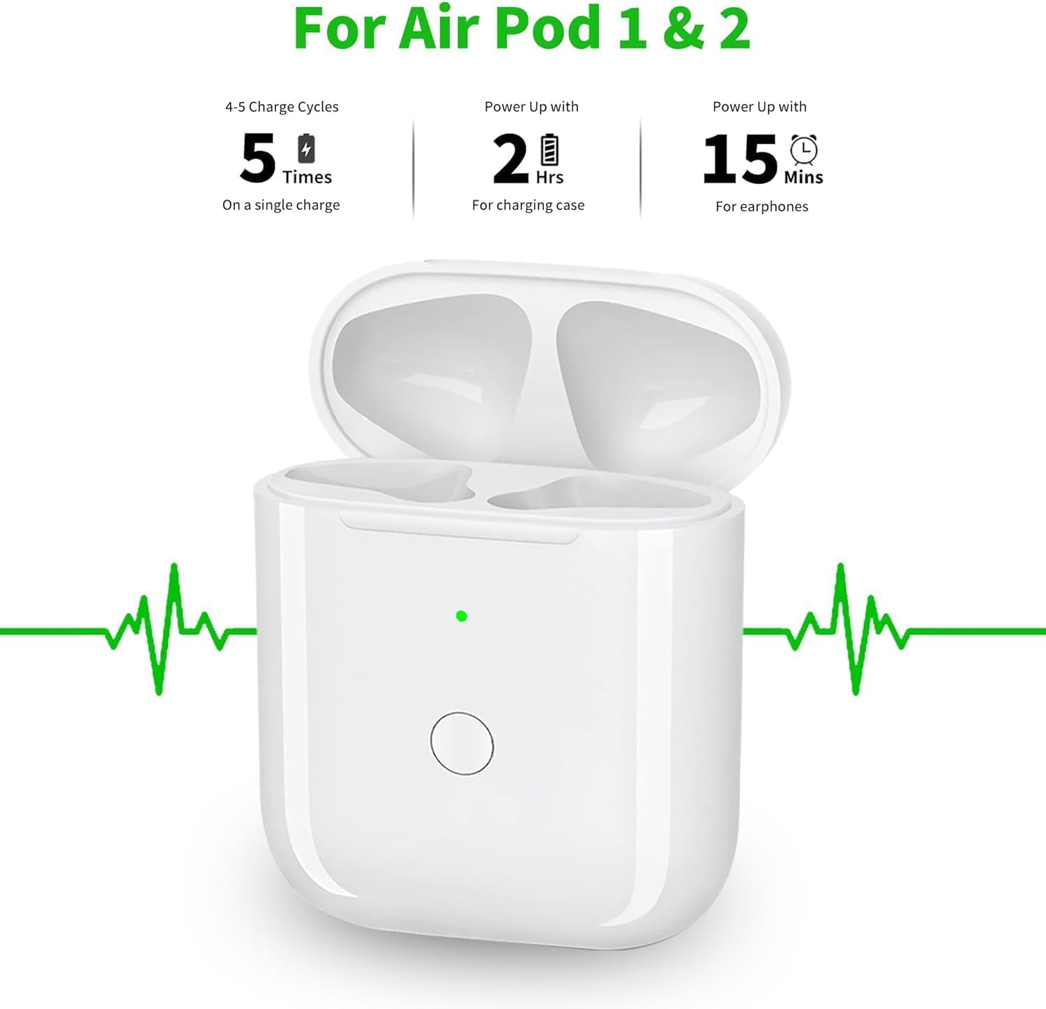 Wireless Charging Case for Airpods - Airpod Charging Case