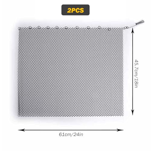 Rideau de cheminée rust-resistant 1 paire de grilles Guard de protection