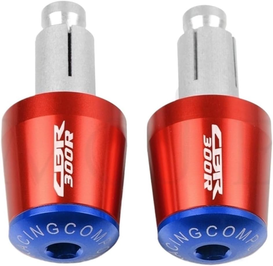 Motorcycle Handlebar Grips End Cap End Plug Compatible with Hon Da CBR300R/CB300F/FA CBR CB 300R 300F 2014-2019 Grips Bar Ends